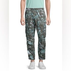 ATM ANTHONY THOMAS  Tech Camo RipStop Abstract Cargo Jogger Pants Mens New LARGE